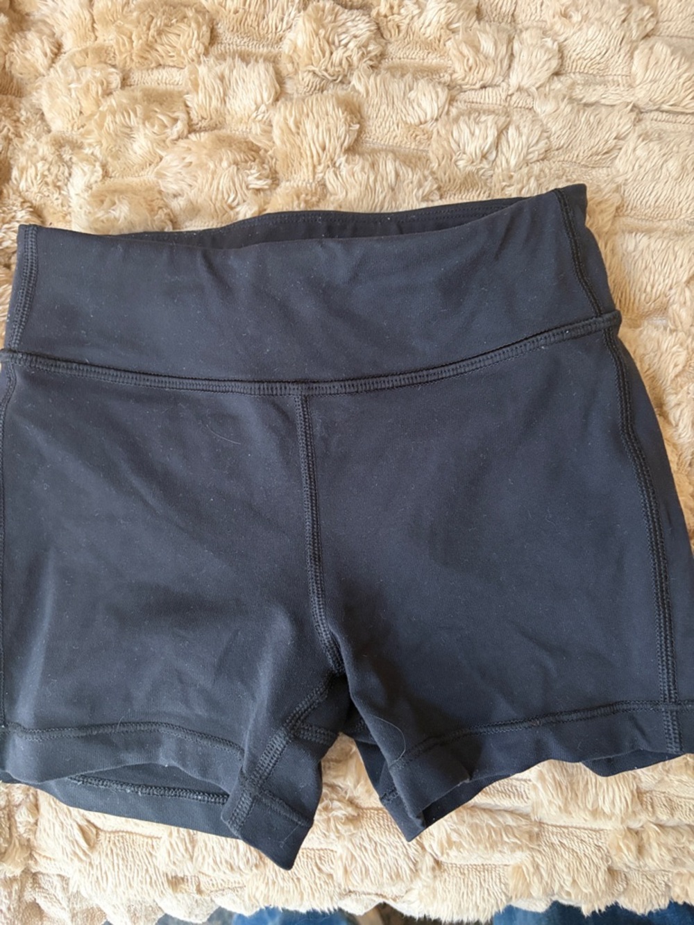 Athleta Black High-Rise Bike Shorts